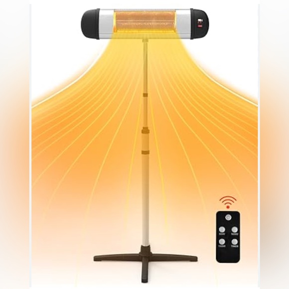 Patio Heater 1500W Outdoor/Indoor Heaters for Patio Telescopic Radiant Infrare